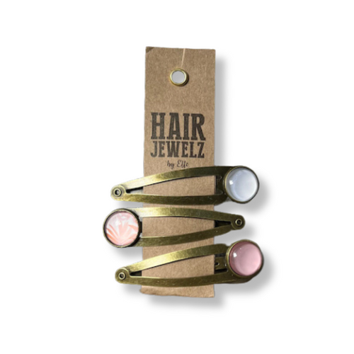 Hairjewelz by Elle, Colourclip Click  “Naturel Pastel”