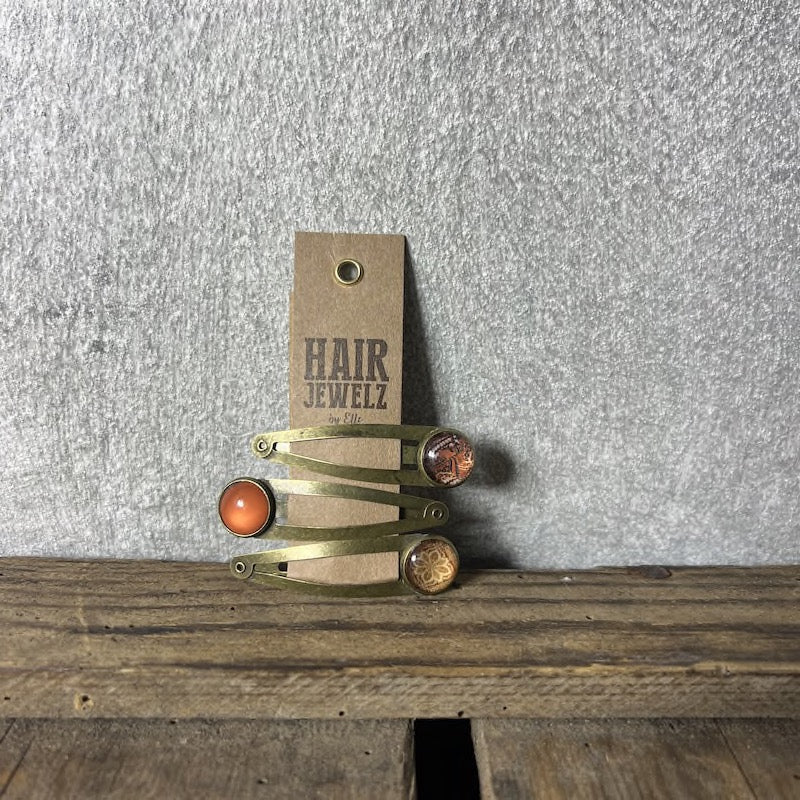 Hairjewelz by Elle, Colourclip Click “Vintage Cognac”