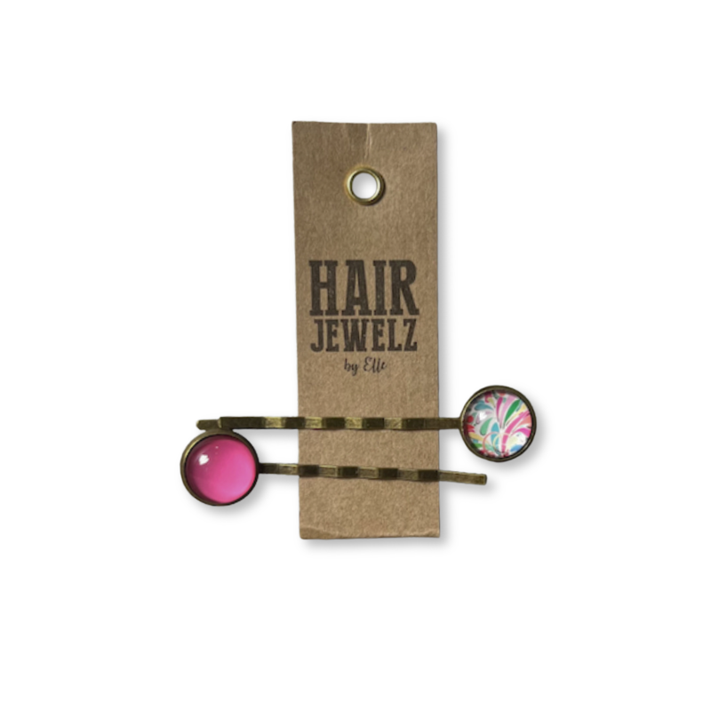 Hairjewelz by Elle, Colourclip Slide “Color Sunrise”