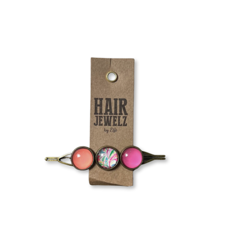 Hairjewelz by Elle, Colourclip Triple “Color Sunrise”
