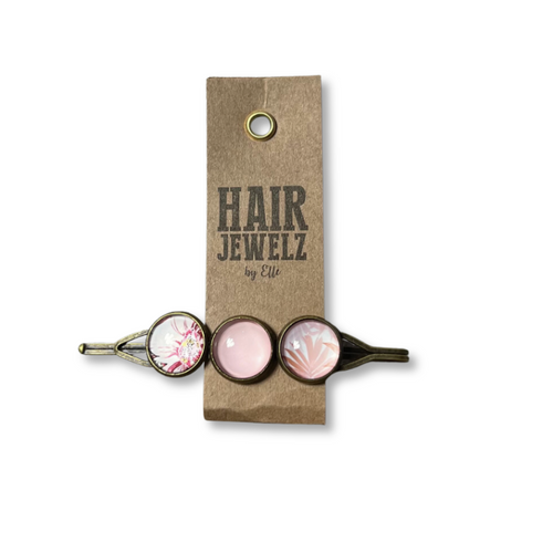 Hairjewelz by Elle, Colourclip Triple “Naturel Pastel”