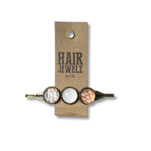 Hairjewelz by Elle, Colourclip Triple “Spring Bloom”