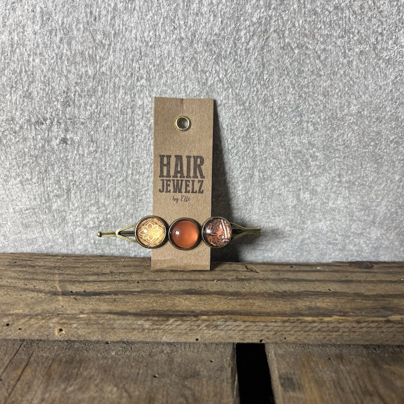 Hairjewelz by Elle, Colourclip Triple “Vintage Cognac”