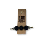 Hairjewelz by Elle, Colourclip Triple “X-MAS Black”