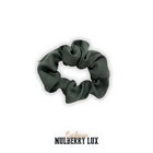 Hairjewelz by Elle Mulberry Lux siidist scrunchie “Olive”