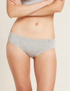 Boody aluspüksid Hipster Bikini, light grey marl