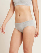 Boody aluspüksid Hipster Bikini, light grey marl