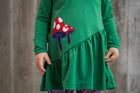 Fred's World Mushroom l/s dress baby, Earth green