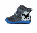 D.D.Step nahast barefoot-saapad, royal blue/dino 070