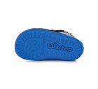 D.D.Step nahast barefoot-saapad, royal blue/dino 070