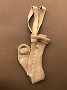 Silly Silas Teddy traksidega retro soojad sukkpüksid, light brown