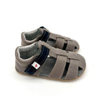 EF barefoot nahast sandaalid, grey