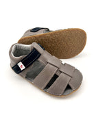 EF barefoot nahast sandaalid, grey
