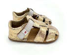 EF barefoot nahast sandaalid, gold