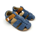 EF barefoot nahast sandaalid, jeans