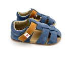 EF barefoot nahast sandaalid, jeans