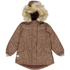 Wheat talveparka, Jacket Mathilde Tech, eggplant flowers