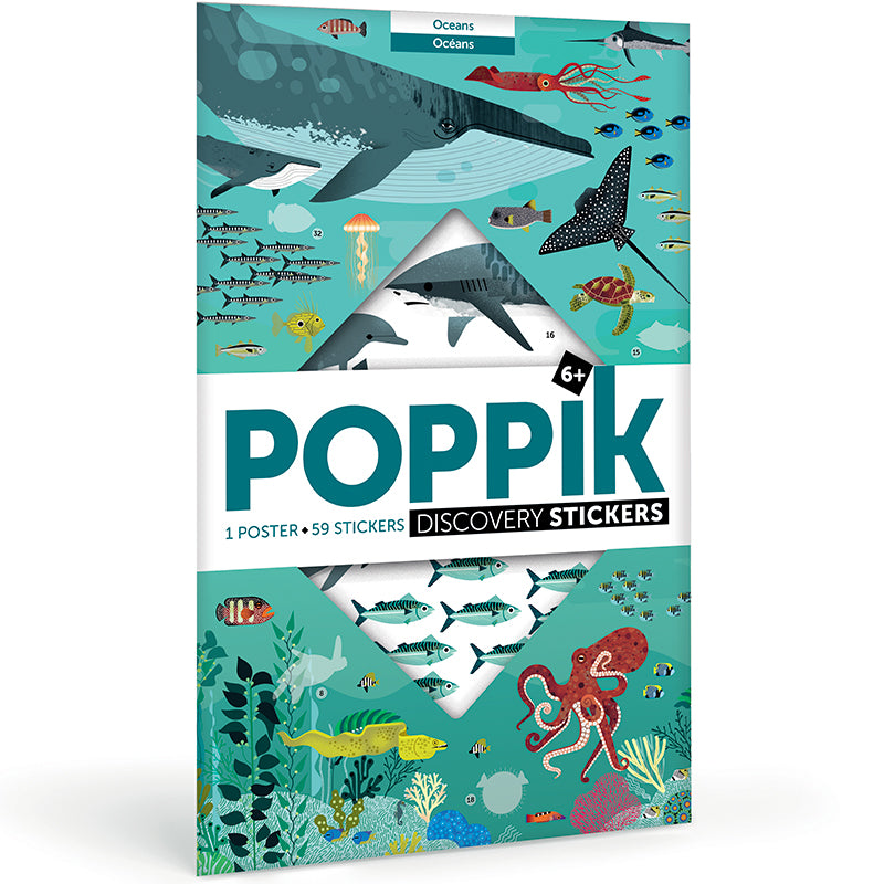 Poppik poster ja kleepsud Discovery 