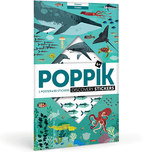 Poppik poster ja kleepsud Discovery 