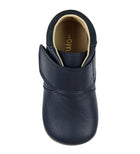 Pom Pom Beginners Velcro nahast kingad, navy