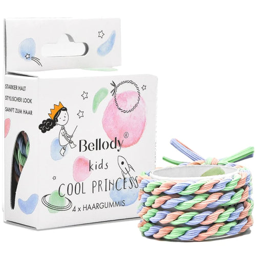 Bellody laste juuksekummid 4 tk- Cool Printsess