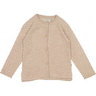 Wheat Hera kootud kardigan, khaki melange