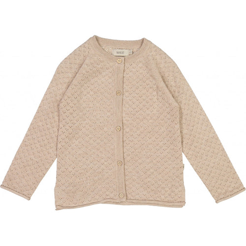 Wheat Hera kootud kardigan, khaki melange