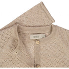 Wheat Hera kootud kardigan, khaki melange