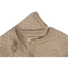 Wheat Hera kootud kardigan baby, khaki melange