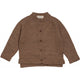 Minimalisma kardigan beebialpaka villast, walnut