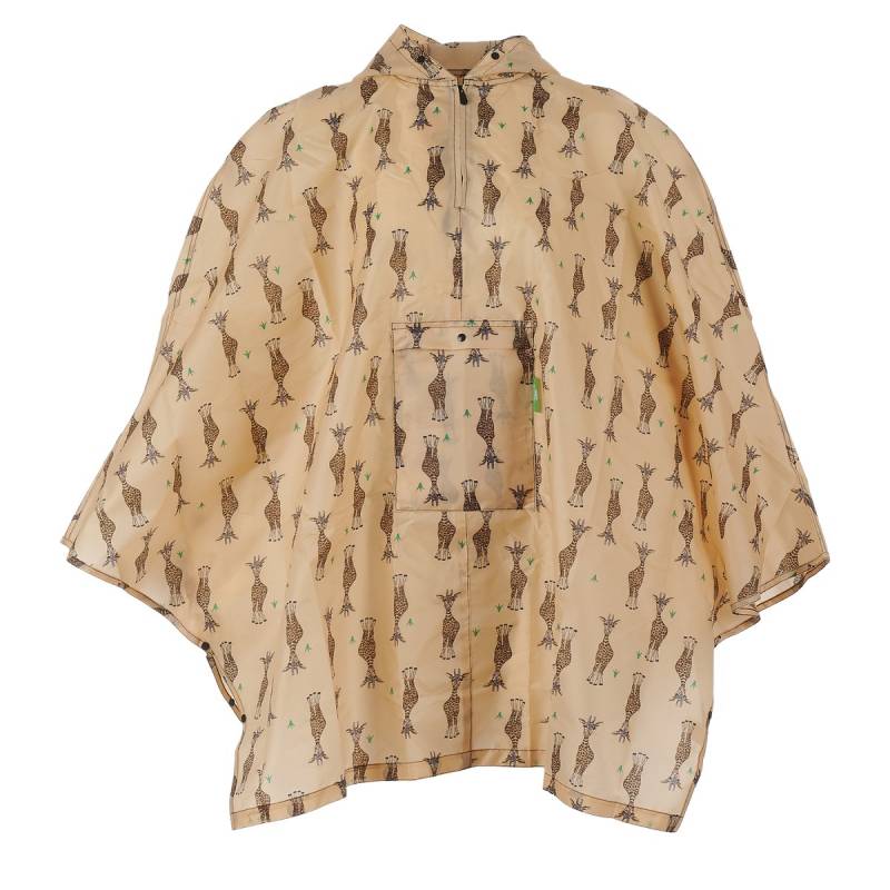 Eco Chic vihmakeep, Beige Giraffes