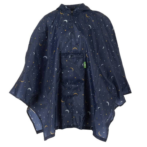 Eco Chic vihmakeep, Navy Stars and Moons