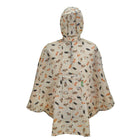 Eco Chic vihmakeep, Beige Beloved Cat