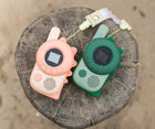 The Zoofamily Walkie Talkie, dino roosa-dino roheline