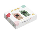 The Zoofamily Walkie Talkie, dino roosa-dino roheline