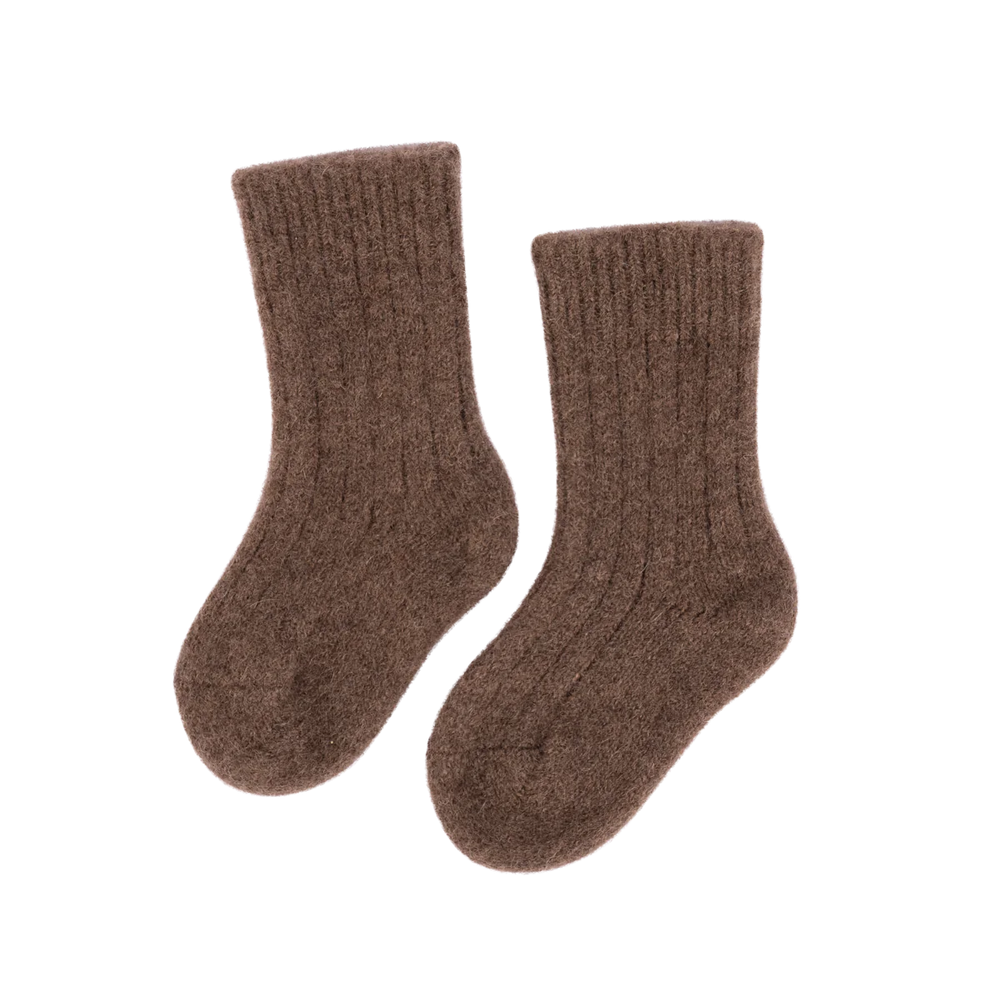 Van De Steppe jakivillast sokid, Natural Chocolate Brown