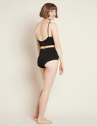 Boody LYOLYTE® Ribbed Low Back Bra, black