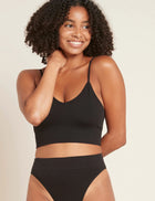 Boody LYOLYTE® Ribbed Low Back Bra, black