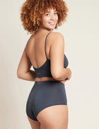 Boody LYOLYTE® Ribbed Low Back Bra, storm