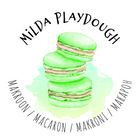 Milda Rabarberilõhnaline neoonroheline plastiliin MAKROON