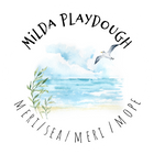 Milda Playdough 100% naturaalne voolimismass MERI, 150g.