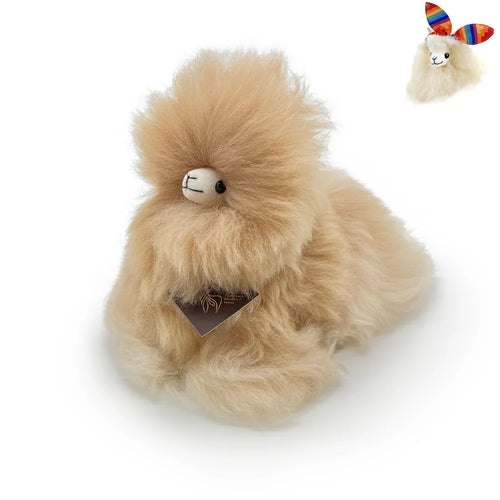 INKARI Mini Alpaka, Monsterfluff Sandstone 15cm