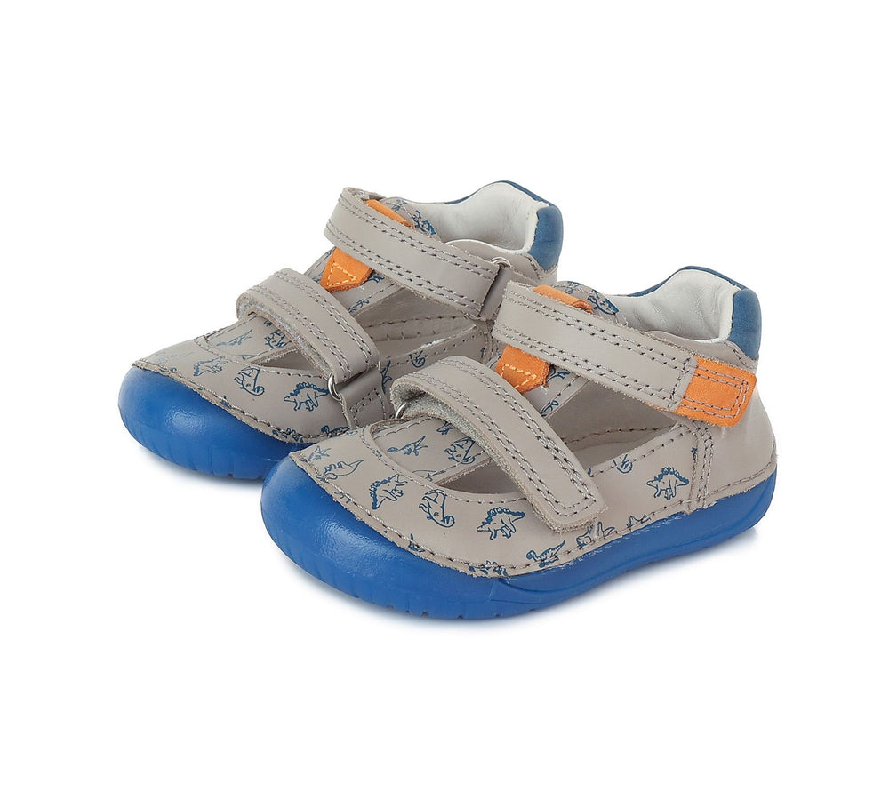 D.D.Step barefoot sandaalid, grey/dino 070