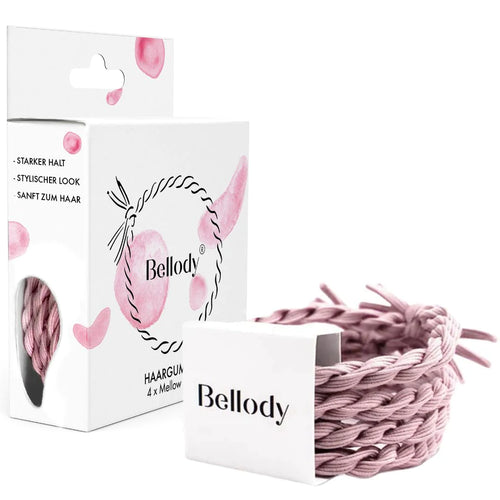 Bellody juuksekummid 4 tk- Mellow Rose