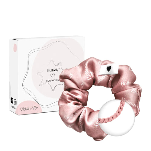 Bellody siidist juuksekumm Scrunchie- Mellow Rose