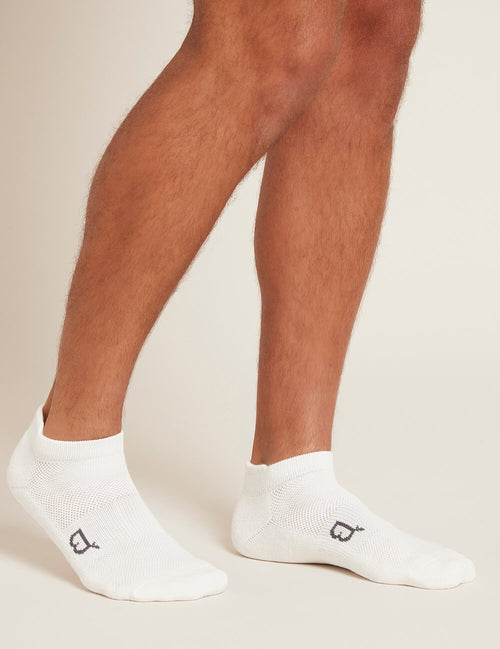 Boody Men's Active Sport Socks, white