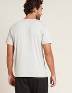 Boody Crew Neck T-Shirt, light grey marl