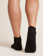 Boody Men's Cushioned Sport Ankle Socks, black