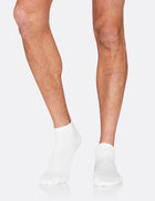 Boody Men's Cushioned Sport Ankle Socks, white