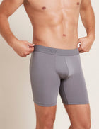 Boody Men's Everyday Long Boxers, ash